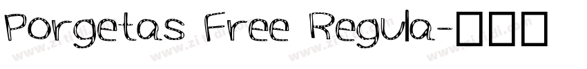 Porgetas Free Regula字体转换